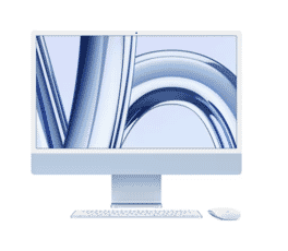 Picture of Apple  iMac - 24" - M4 Chip - 8 Core  - 16GB - 256GB SSD - Blue